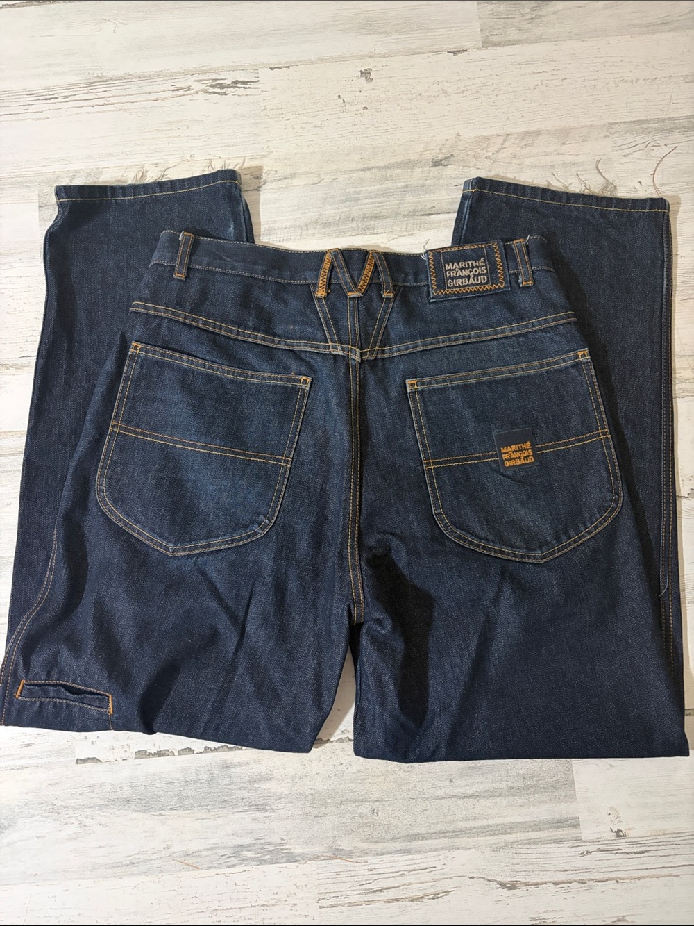 Marithe Francois Girbaud Men's Indigo Relaxed Jeans Size 32